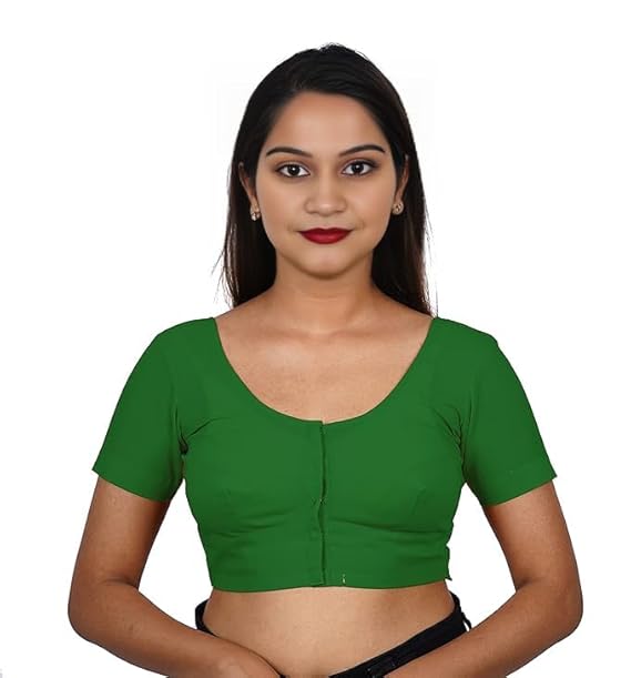 Premium Royal Blue two by two Cotton Readymade Blouse