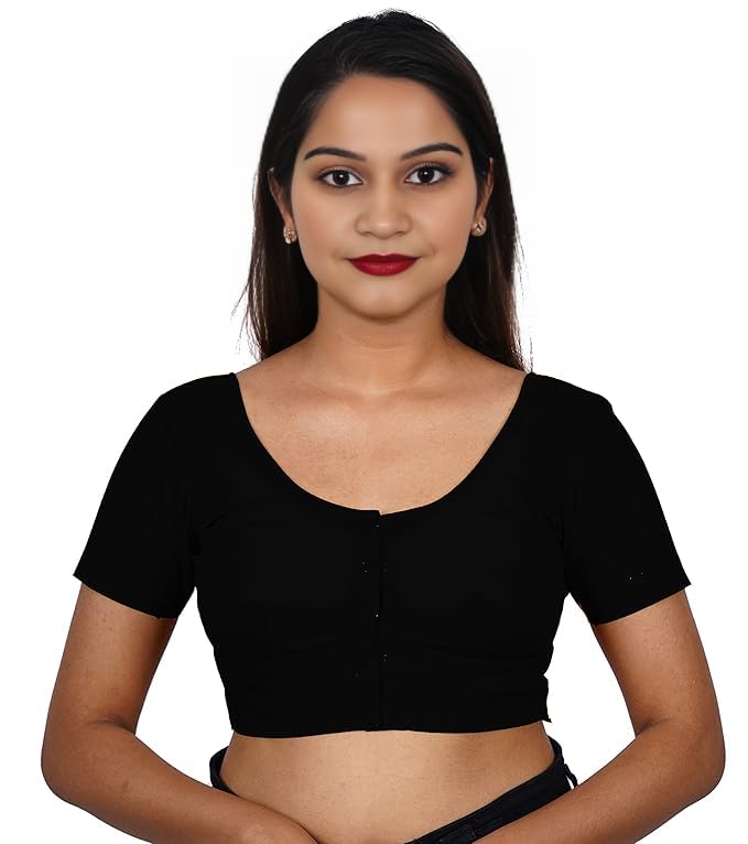Premium Royal Blue two by two Cotton Readymade Blouse
